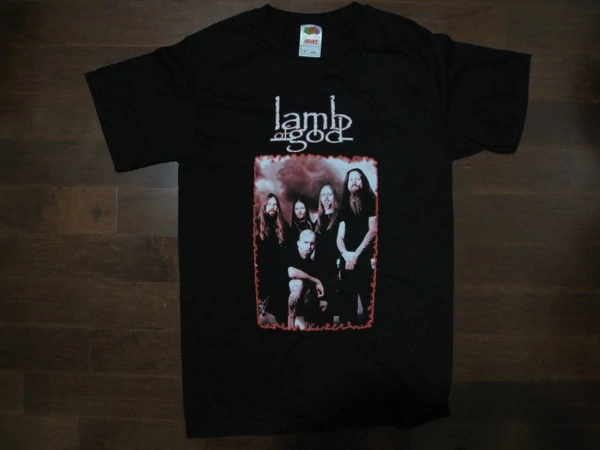 LAMB OF GOD - Group Photo - Two Sided Printed T-shirt